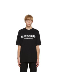 Burberry Black Logo Letchford T Shirt