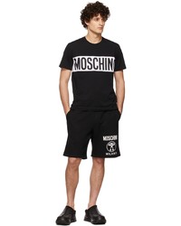 Moschino Black Logo Panel T Shirt