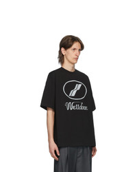 We11done Black Logo T Shirt