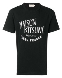 MAISON KITSUNÉ Black Logo T Shirt