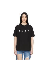 Sjyp Black Logo T Shirt