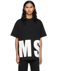 MSGM Black Logo T Shirt