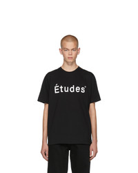 Études Black Logo Wonder T Shirt