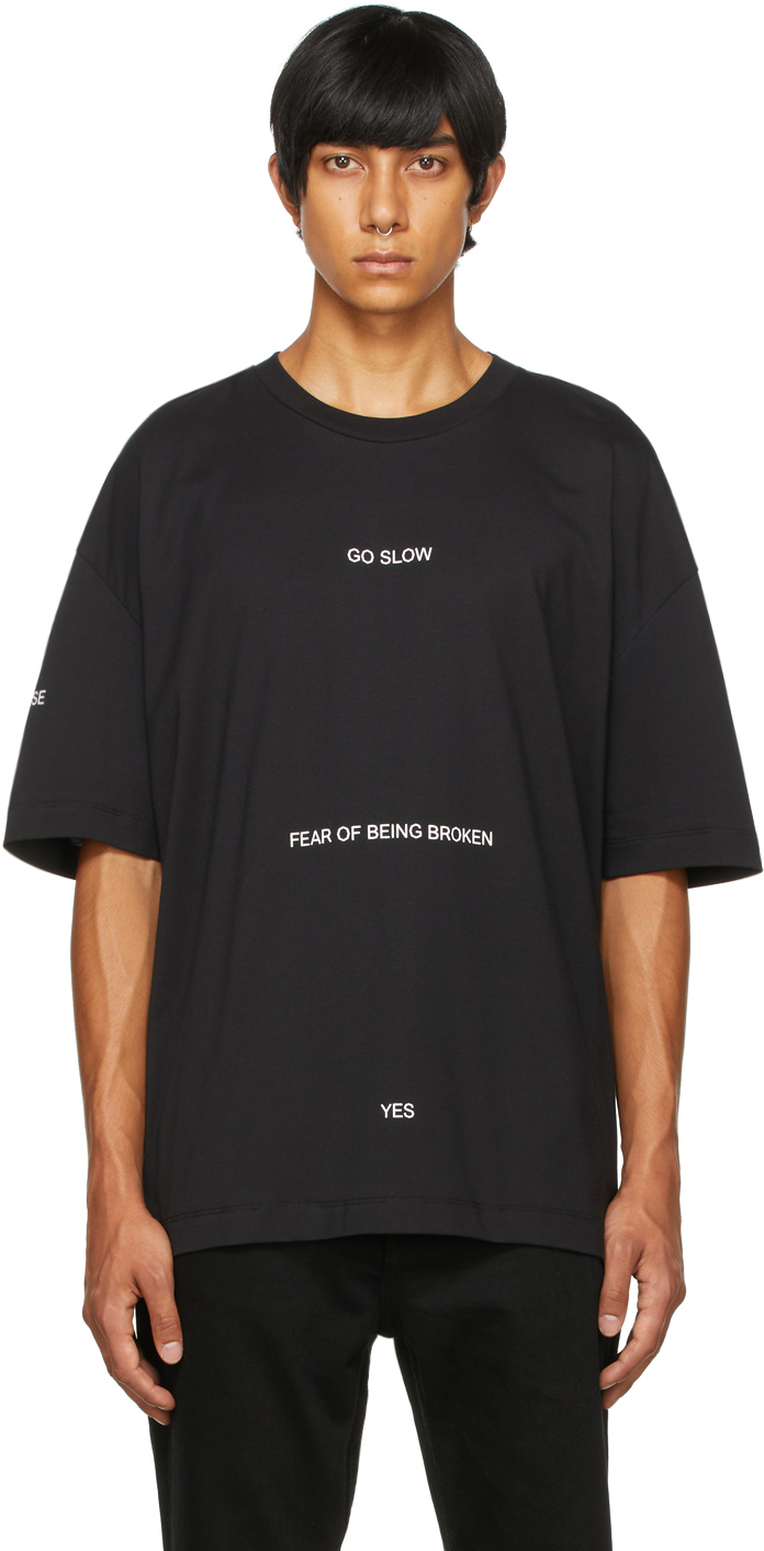 Études Black Martine Syms Edition Spirit Go Slow T Shirt, $155 | SSENSE ...