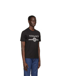 Versace Black Medusa Logo T Shirt