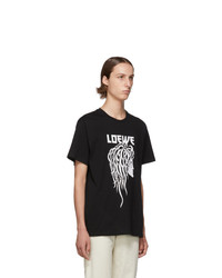 Loewe Black Medusa Print T Shirt