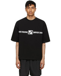 We11done Black Mirror Logo T Shirt