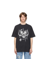 Vetements Black Motorhead Edition Big Skull T Shirt