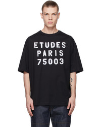 Études Black Museum Stencil T Shirt
