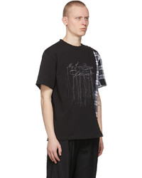 C2h4 Black My Own Private Planet Paneled T Shirt