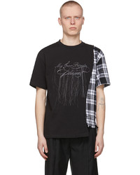C2h4 Black My Own Private Planet Paneled T Shirt
