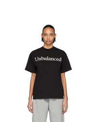 ARIES Black New Balance Edition Unbalanced T Shirt