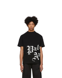 Palm Angels Black New Gothic T Shirt
