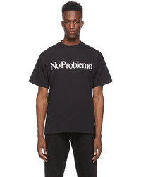 Aries Black No Problemo T Shirt