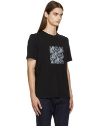 Saint Laurent Black Optical Illusion T Shirt