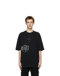 Song For The Mute Black Oversized Fish T Shirt