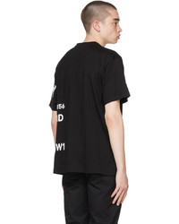 Burberry Black Oversized Horseferry Print T Shirt