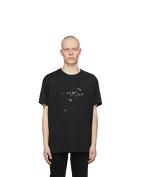 Givenchy Black Oversized Trompe Loeil T Shirt