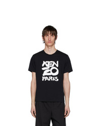 Kenzo Black Paris T Shirt