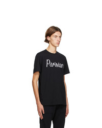 MAISON KITSUNÉ Black Parisien Classic T Shirt