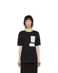 Helmut Lang Black Patches T Shirt