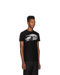 Alexander McQueen Black Print T Shirt