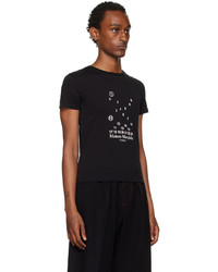 Maison Margiela Black Printed T Shirt