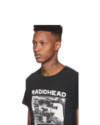 R13 Black Radiohead Edition Ice Caps T Shirt