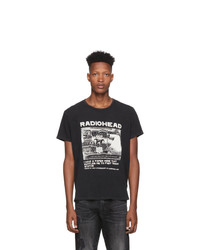 R13 Black Radiohead Edition Ice Caps T Shirt