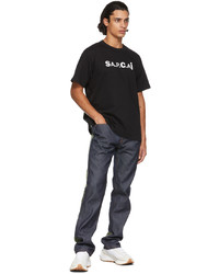 A.P.C. Black Sacai Edition Kiyo T Shirt