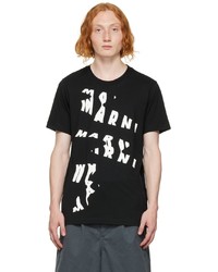 Marni Black Scanned T Shirt