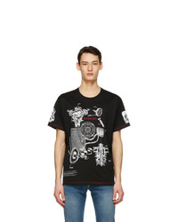 Givenchy Black Schematics T Shirt