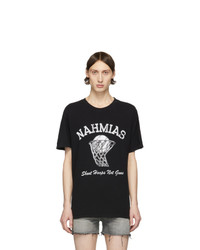 Nahmias Black Shoot Hoops T Shirt
