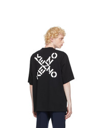 Kenzo Black Skate Logo T Shirt