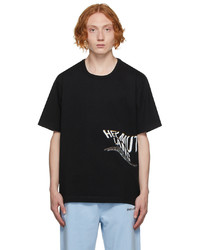 Helmut Lang Black Skewed T Shirt
