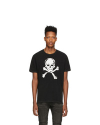 R13 Black Skull Curtis T Shirt