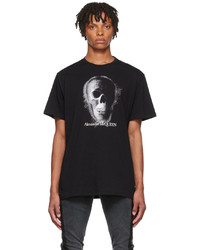 Alexander McQueen Black Skull T Shirt