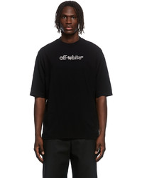 Off-White Black Slanted T Shirt