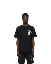 BAPE Black Space College T Shirt