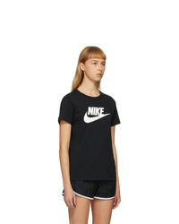 Nike Black Sportswear Essential Icon Futura T Shirt