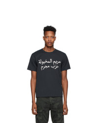 Wacko Maria Black Standard Arabic T Shirt