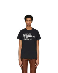Helmut Lang Black Standard T Shirt