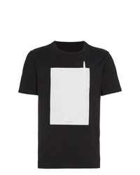 Maison Margiela Black T Shirt With Removable Pen