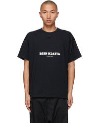 Fumito Ganryu Black Taped T Shirt
