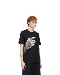 Neil Barrett Black The Other Hand T Shirt