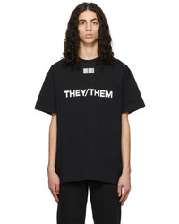 VTMNTS Black Theythem T Shirt