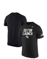 Nike Black Ucf Knights Space Game Go For Launch T Shirt