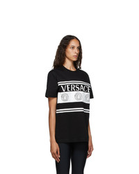 Versace Black Vintage Medusa Logo T Shirt