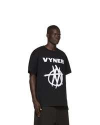 Vyner Articles Black Vision Logo T Shirt
