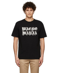 Wacko Maria Black Washed Heavy Weight Crewneck Guilty Parties T Shirt